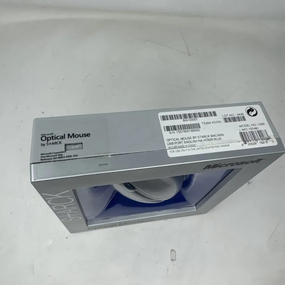 Microsoft Optical Mouse by S+ARCK [USB] In Original Box